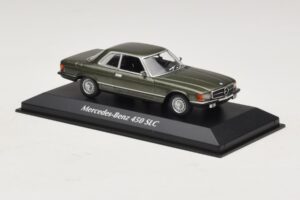 Mercedes 450 SLC C107 Tummanvihreä Metallinen Maxichamps 1:43 940033420 Metalli — kuva 3 / 4