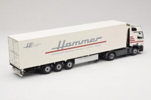 Mercedes Actros 1844LS Koffersattelzug Hammer Aachen Minichamps 1:43 499039105 Metalli — kuva 2 / 6