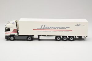 Mercedes Actros 1844LS Koffersattelzug Hammer Aachen Minichamps 1:43 499039105 Metalli — kuva 3 / 6