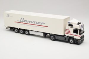 Mercedes Actros 1844LS Koffersattelzug Hammer Aachen Minichamps 1:43 499039105 Metalli — kuva 4 / 6
