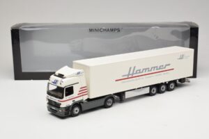Mercedes Actros 1844LS Koffersattelzug Hammer Aachen Minichamps 1:43 499039105 Metalli — kuva 6 / 6