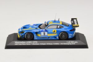 Mercedes AMG GT3 Black Falcon #9 Y. Buurman / M. Engel 24 Hours of Nurburgring 2016 Minichamps 1:43 437163009 Metalli