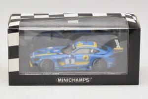 Mercedes AMG GT3 Black Falcon #9 Y. Buurman / M. Engel 24 Hours of Nurburgring 2016 Minichamps 1:43 437163009 Metalli — kuva 5 / 5