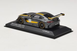 Mercedes AMG GT3 Presentation Hockenheimring 2015 Minichamps 1:43 437163001 Metalli — kuva 3 / 4