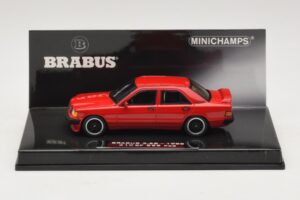 Mercedes Brabus 3.6S 190E W201 Punainen Minichamps 1:43 437032600 Metalli