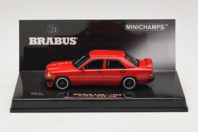 Mercedes Brabus 3.6S 190E W201 Punainen Minichamps 1:43 437032600 Metalli