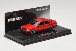 Mercedes Brabus 3.6S 190E W201 Punainen Minichamps 1:43 437032600 Metalli — kuva 2 / 5