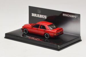 Mercedes Brabus 3.6S 190E W201 Punainen Minichamps 1:43 437032600 Metalli — kuva 3 / 5