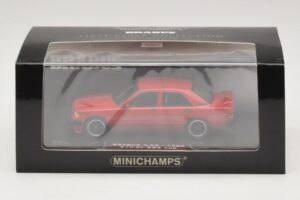 Mercedes Brabus 3.6S 190E W201 Punainen Minichamps 1:43 437032600 Metalli — kuva 5 / 5