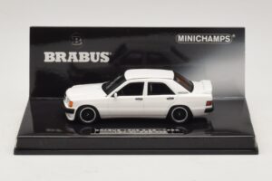 Mercedes Brabus 3.6S 190E W201 Valkoinen Minichamps 1:43 437032602 Metalli