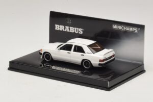 Mercedes Brabus 3.6S 190E W201 Valkoinen Minichamps 1:43 437032602 Metalli — kuva 3 / 5