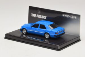 Mercedes Brabus 6.5 500E W124 Sininen Minichamps 1:43 437032502 Metalli — kuva 3 / 5