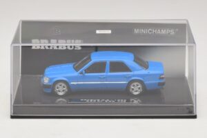 Mercedes Brabus 6.5 500E W124 Sininen Minichamps 1:43 437032502 Metalli — kuva 4 / 5