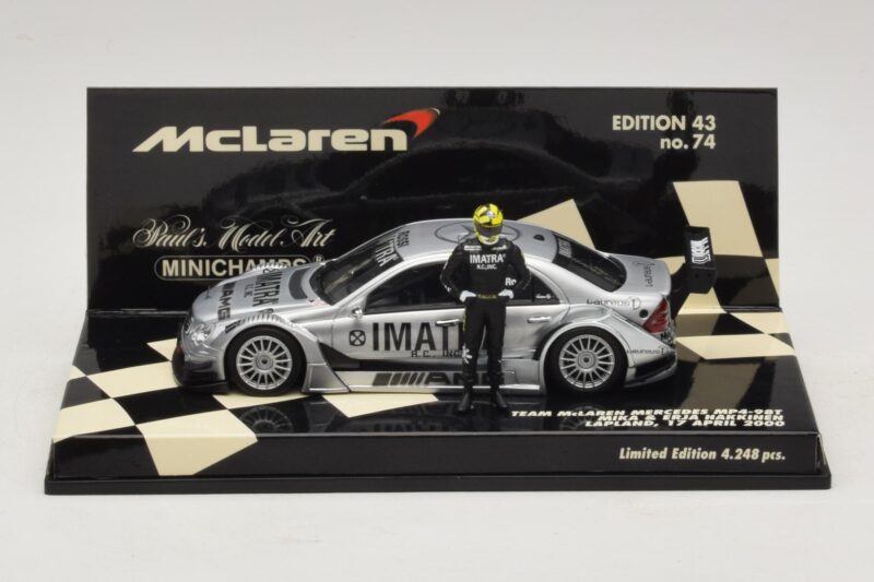 Mercedes C203 DTM Team McLaren Mercedes MP4-98T Mika & Erja Hakkinen Lapland 17 April 2000 Minichamps 1:43 Mercedes C203 DTM Team McLaren Mercedes MP4-98T Mika & Erja Hakkinen Lapland 17 April 2000 Minichamps 1:43 530984378-P1 Metal
