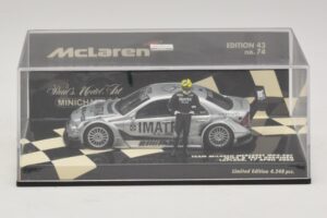 Mercedes C203 DTM Team McLaren Mercedes MP4-98T Mika & Erja Hakkinen Lapland 17 April 2000 Minichamps 1:43 530984378-P1 Metal — kuva 4 / 4