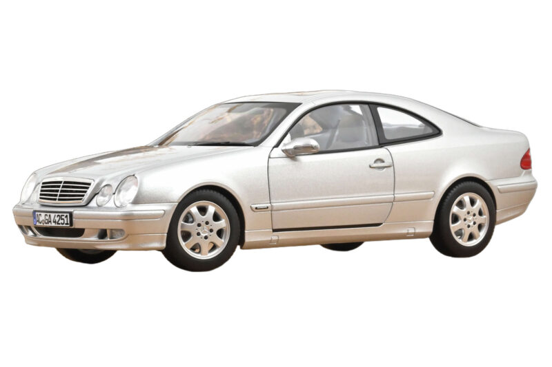 Mercedes CLK C208 Brilliant Silver Norev 1:18 Mercedes CLK C208 Brilliant Silver Norev 1:18 183335 Metalli