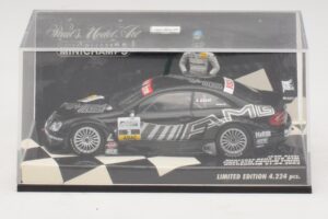 Mercedes CLK DTM #2 J. Alesi First DTM Podium Finish Hockenheim 2002 Minichamps 1:43 400023292 Metalli — kuva 4 / 4