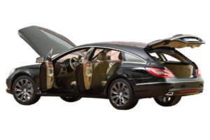 Mercedes CLS Shooting Brake X218 Obsidian Black Metallic Norev 1:18 183944 Metalli — kuva 2 / 3