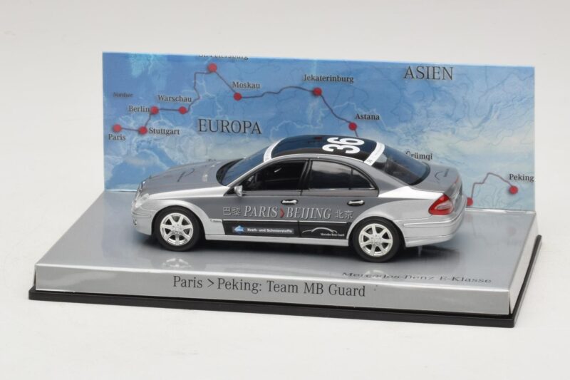 Mercedes E-Class #36 Team MB Guard Rally Paris-Peking 2007 Minichamps 1:43 B66962270 Metalli