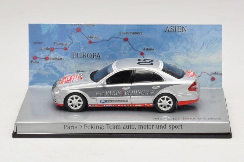 Mercedes E-Class #5 Team Auto Motor und Sport Rally Paris-Peking 2007 Minichamps 1:43 B66962261 Metalli