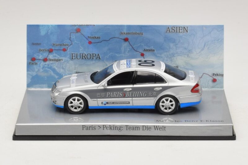 Mercedes E-Class #6 Team Die Welt Rally Paris-Peking 2007 Minichamps 1:43 B66962262 Metalli