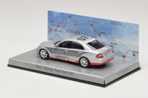 Mercedes E-Class #7 Team Auto Bild Rally Paris-Peking 2007 Minichamps 1:43 B66962263 Metalli — kuva 3 / 5