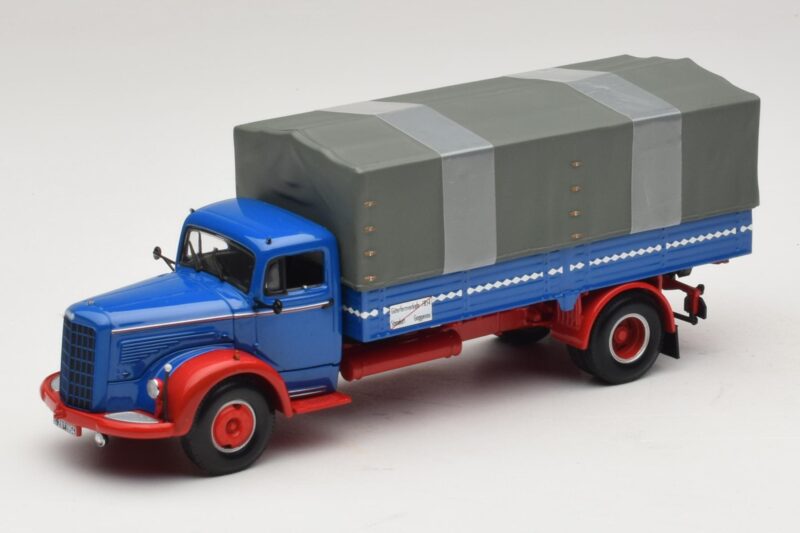 Mercedes L 315 Lava-auto Sininen Punainen Minichamps 1:43 439034420 Metalli