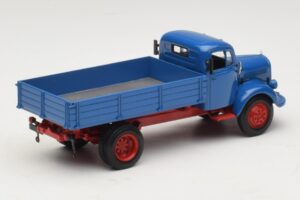 Mercedes L 3500 Kippiauto Sininen Punainen Minichamps 1:43 439350004 Metalli — kuva 2 / 6
