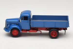 Mercedes L 3500 Kippiauto Sininen Punainen Minichamps 1:43 439350004 Metalli — kuva 3 / 6