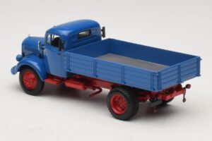 Mercedes L 3500 Kippiauto Sininen Punainen Minichamps 1:43 439350004 Metalli — kuva 5 / 6
