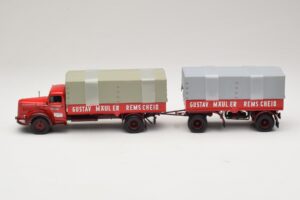 Mercedes L315 Pritschenzug Gustav Mauler Minichamps 1:43 499034720 Metalli — kuva 3 / 6