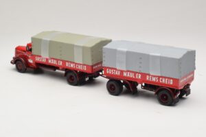 Mercedes L315 Pritschenzug Gustav Mauler Minichamps 1:43 499034720 Metalli — kuva 5 / 6