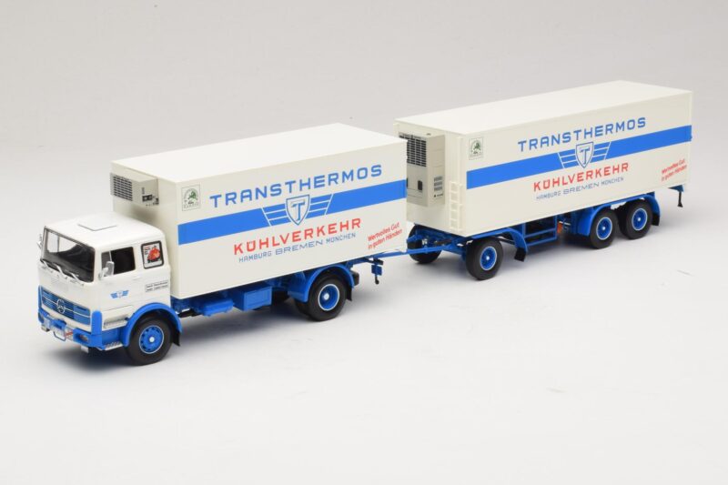 Mercedes LP1624 Kühlzug Transthermos Minichamps 1:43 499034840 Metalli