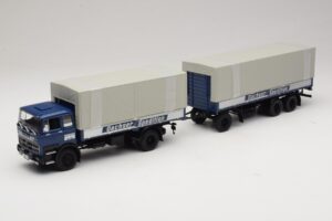 Mercedes LP1624 Pritschenzug Dachser Minichamps 1:43 499034821 Metalli