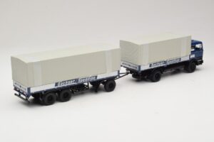 Mercedes LP1624 Pritschenzug Dachser Minichamps 1:43 499034821 Metalli — kuva 2 / 6