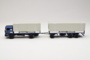 Mercedes LP1624 Pritschenzug Dachser Minichamps 1:43 499034821 Metalli — kuva 3 / 6
