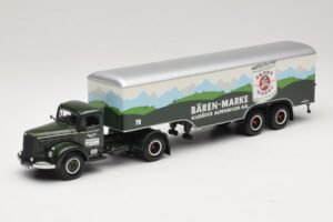 Mercedes LS315 Koffersattelzug Bärenmarke Minichamps 1:43 499034780 Metalli