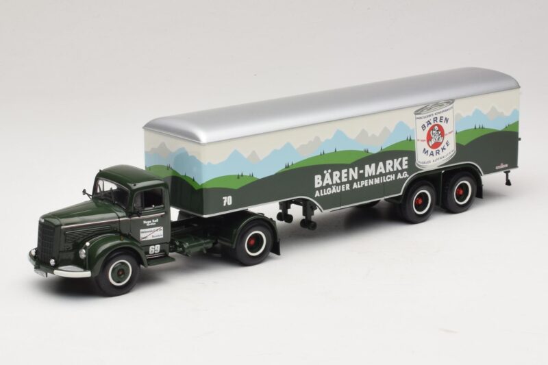 Mercedes LS315 Koffersattelzug Bärenmarke Minichamps 1:43 499034780 Metalli