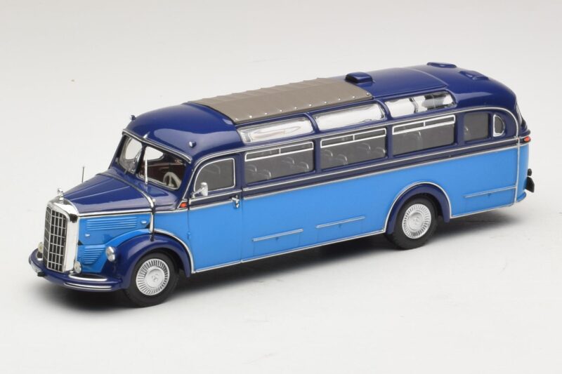 Mercedes O 3500 Bussi Vaaleansininen Tummansininen Minichamps 1:43 439360011 Metalli