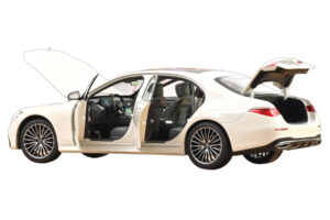 Mercedes S-Class W223 AMG Line Valkoinen Norev 1:18 183807 Metalli — kuva 2 / 3