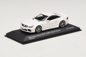 Mercedes SL65 AMG R230 Black Series Matta Valkoinen Minichamps 1:43 400038222 Metalli — kuva 2 / 4