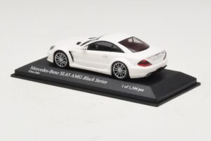 Mercedes SL65 AMG R230 Black Series Matta Valkoinen Minichamps 1:43 400038222 Metalli — kuva 3 / 4