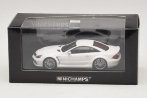 Mercedes SL65 AMG R230 Black Series Matta Valkoinen Minichamps 1:43 400038222 Metalli — kuva 4 / 4