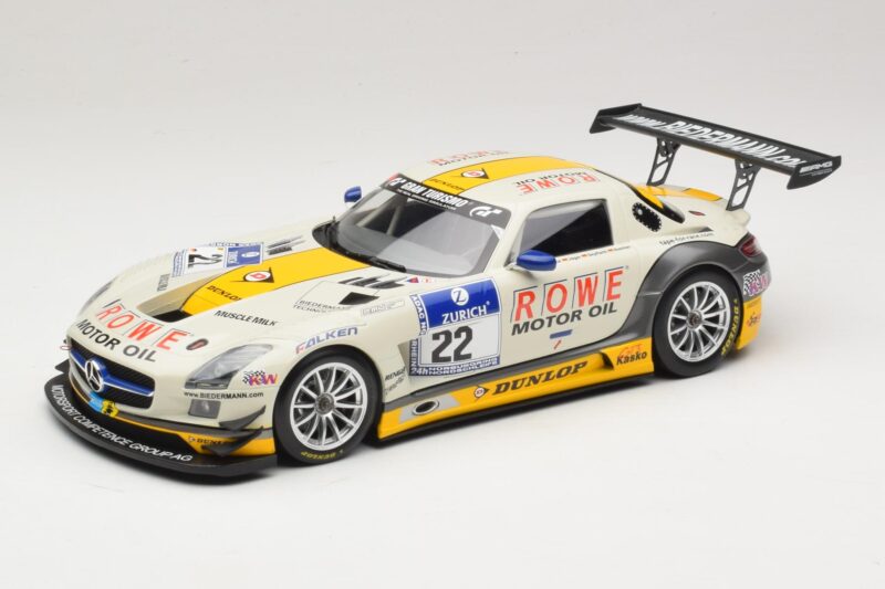 Mercedes SLS AMG GT3 #22 Graf / Jager Rowe Racing 24 Hours of Nurburgring 2013 Minichamps 1:18 151133122 Metalli