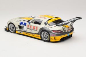 Mercedes SLS AMG GT3 #22 Graf / Jager Rowe Racing 24 Hours of Nurburgring 2013 Minichamps 1:18 151133122 Metalli — kuva 5 / 6