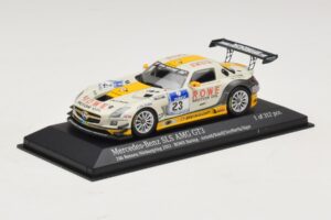 Mercedes SLS AMG GT3 #23 Rowe Racing Arnold / Roloff Nurburgring 24 Hours 2013 Minichamps 1:43 410133223 Metalli — kuva 2 / 4