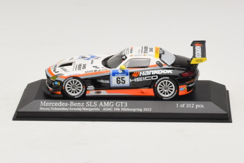 Mercedes SLS AMG GT3 #65 Hankook 24 Hours of Nurburgring 2012 Minichamps 1:43 437123265 Metalli