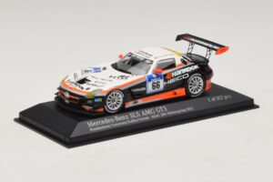 Mercedes SLS AMG GT3 #66 Hankook C. Frankenhout / Simonsen 24 Hours of Nurburgring 2012 Minichamps 1:43 437123266 Metalli — kuva 2 / 4