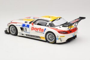 Mercedes SLS AMG GT3 #9 B. Schneider / J. Bleekemolen Black Falcon 24 Hours of Nurburgring Winner 2013 Minichamps 1:18 151133 — kuva 5 / 6