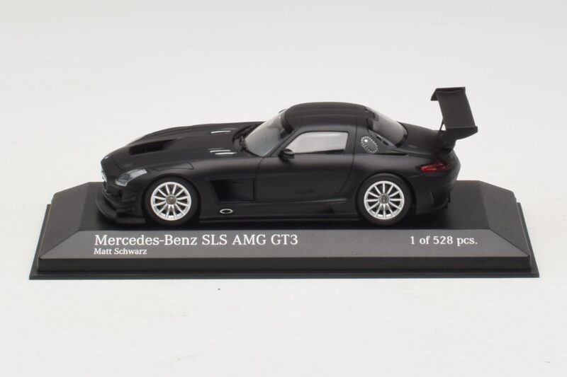 Mercedes SLS AMG GT3 Matta Musta Minichamps 1:43 410113200 Metalli